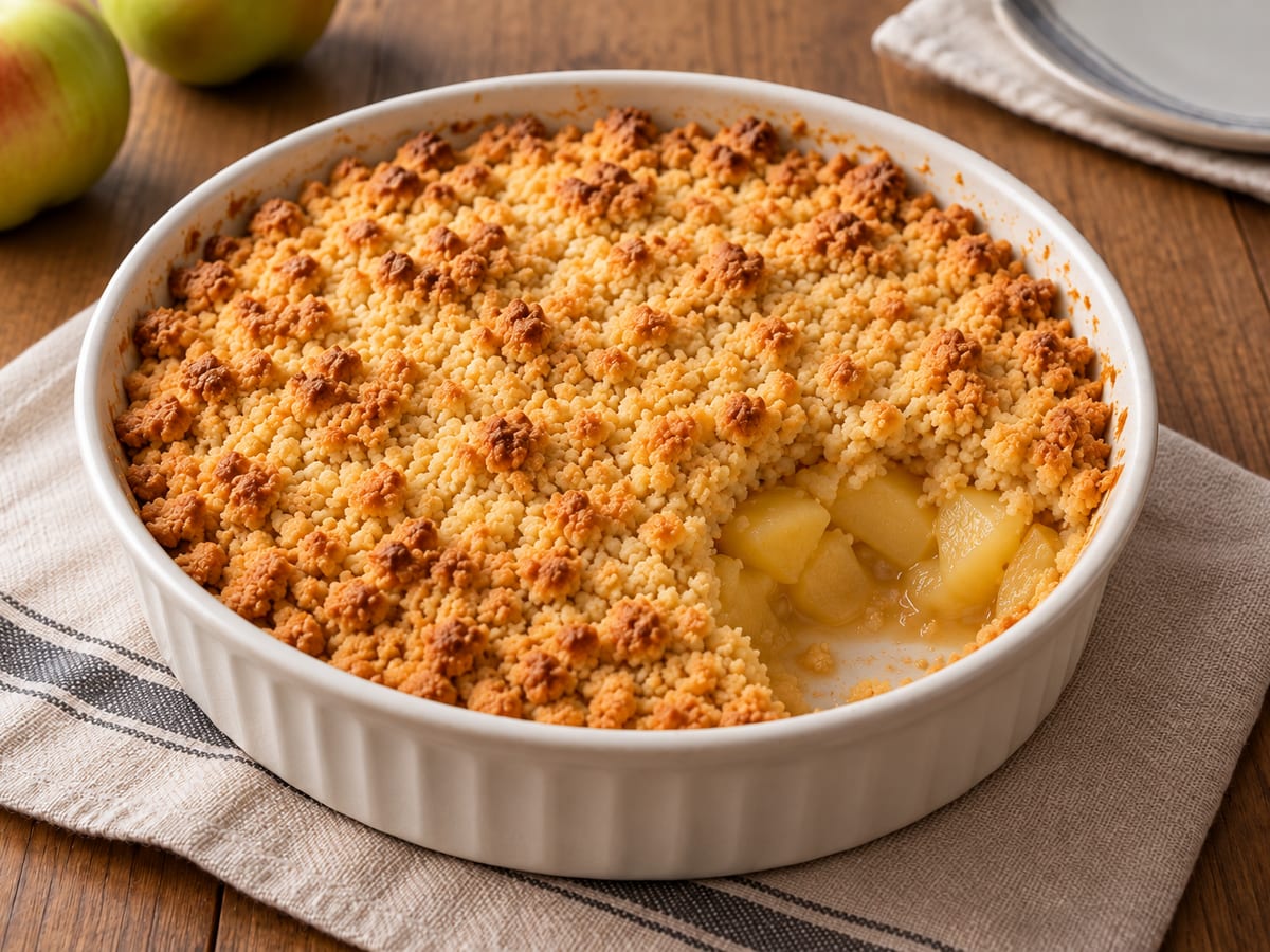 Apple crumble